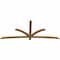Ekena Millwork Davenport Timber Gable Bracket, Western Red Cedar, 96"W x 40"H x 1 1/2"D x 3 1/2"F, 10/12 Pitch GBW096X40X0204DAV00SWR - alternate 5